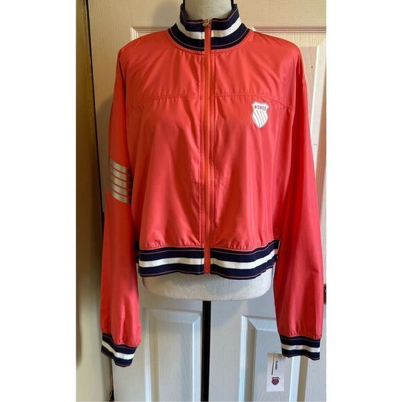 K Swiss Classic Cropped Windbreaker Size XL - Picture 1 of 5